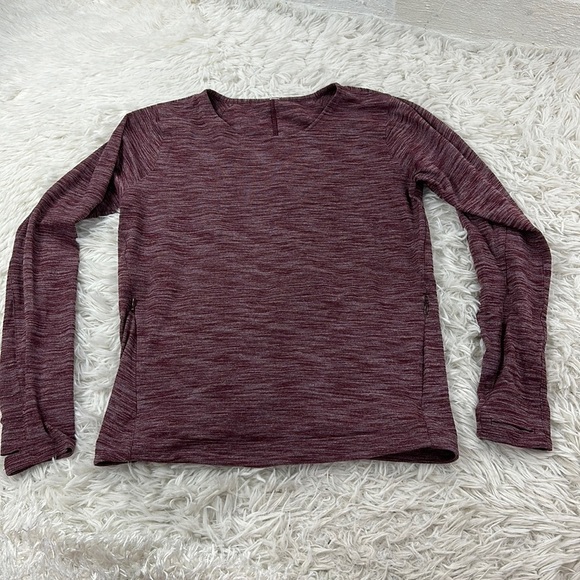 Lululemon &go City Pullover Heathered Bordeaux Drama - Picture 1 of 7